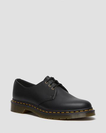 Men's Dr Martens Vegan 1461 Felix Oxfords Shoes Black | AU 618LIS